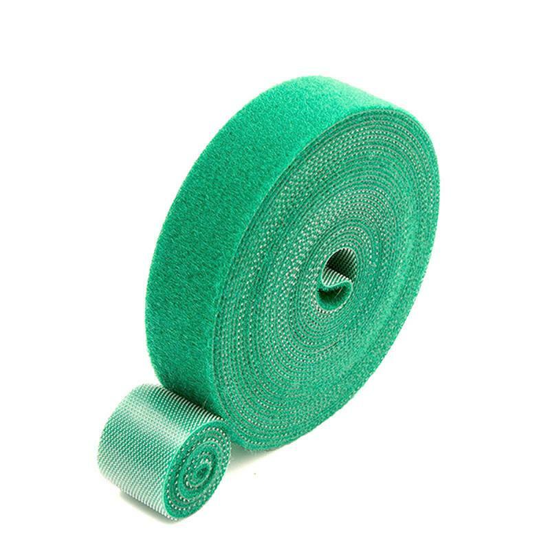 15mm Reusable Nylon Cable Ties Double Side Gardening Plants Management Straps Garden Adhesive Fastener Tapes for Flowers