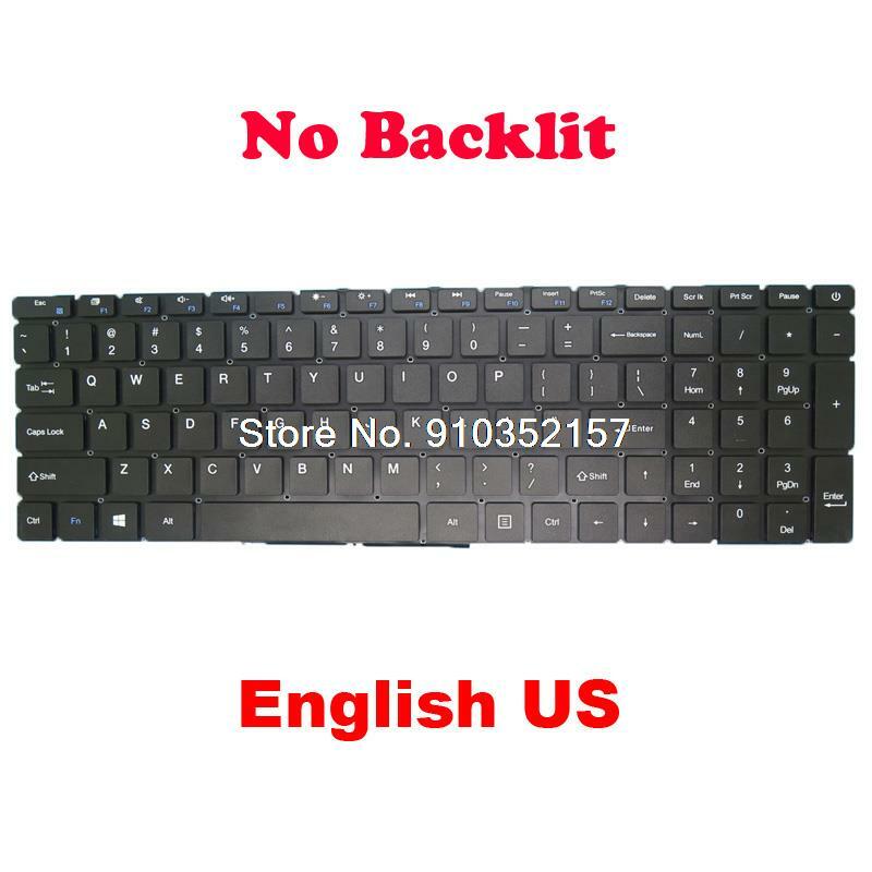 Laptop kami TR JP tata letak Keyboard untuk IPASON MaxBook P1 15.6 inci tanpa Backlit bahasa Inggris AS tidak ada bingkai baru