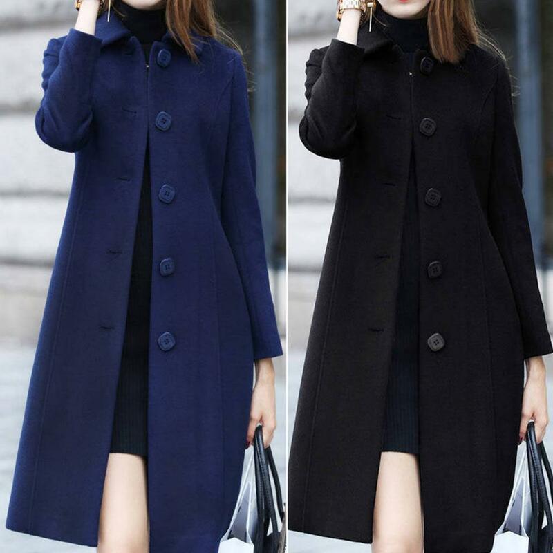 Шикарная женская зимняя куртка с длинным рукавом, однотонная верхняя одежда, Женская куртка для покупок