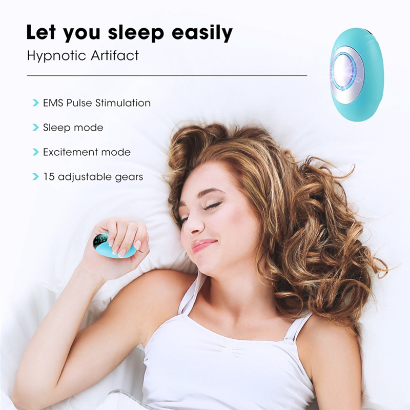 جهاز المساعدة على النوم المحمول باليد ، أداة تخفيف الضغط ، علاج القلق ، المساعدة على النوم وتخفيف الأرق ، ليلاً