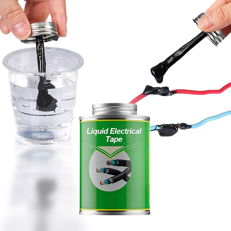 Liquid Electrical Tape 100/260ml Insulating Tape Repair Rubber Electrical Wire Cable Coat Fix Line Glue Liquid Insulation Paste
