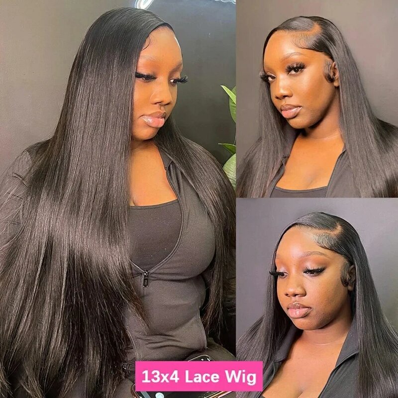 13x4 Lace Frontal Wig1 For Women Human Hair 30 40 Inch Hd Transparent 3x6 Bone Straight Lace Front Wigs 360 Brazilian Hair Wig