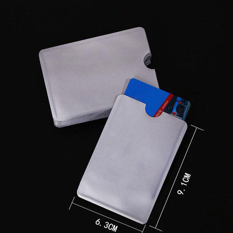10 pz/set borse di credito ID in metallo protezioni per Badge portacarte Unixe porta carte di lavoro Business Bank Passport Pass Cover Case