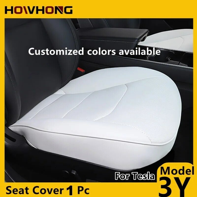 Custom Make Seat Covers For Tesla Model 3 Y S X  Nappa Leather / 8 Grade Anti Fouling Seat Cushionss Car Interior Accessories