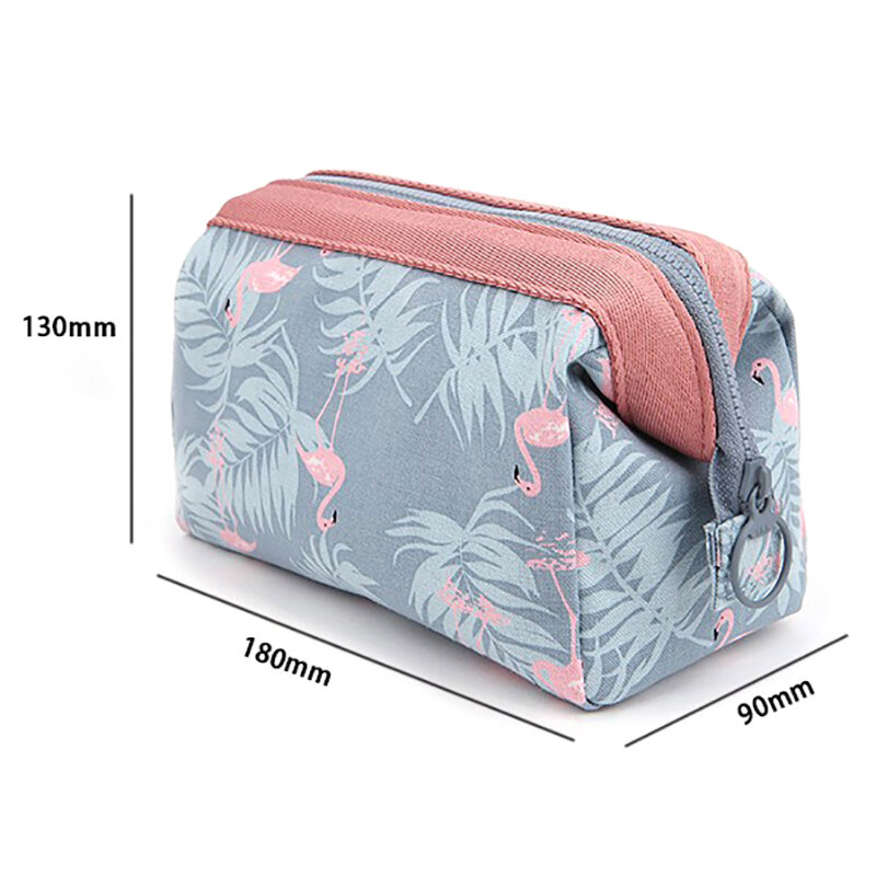 Дорожная сумка с фламинго для женщин, косметичка, органайзер для туалетных принадлежностей, 1 шт.