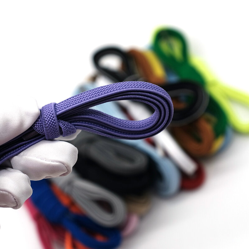 No Tie Flat Elastic Shoelaces para crianças e adultos, Sapatilhas de lazer, Quick Safety Laces, Caminhadas, Correndo, Preguiçoso, Acessórios de sapatos