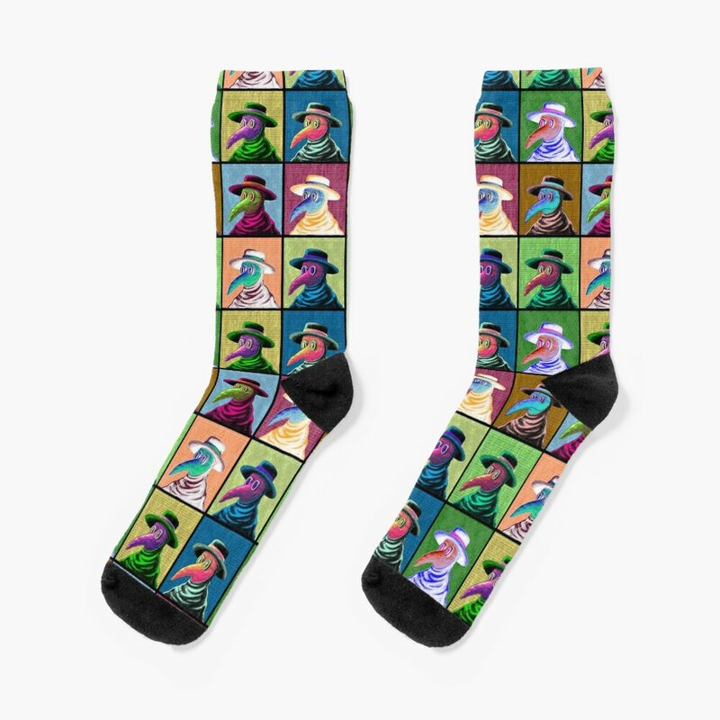 Pop Art Plague Doctor Socks Toe sports luxe Socks For Girls Men's