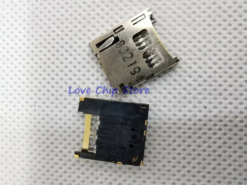 10 piezas 502570-0893, 5025700893, 1,1-Paso 8P tarjeta micro SD conector hembra de nuevo y Original