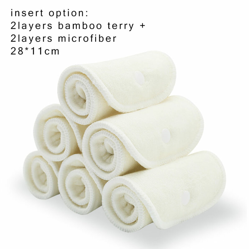 Happyflute-fralda de tecido reutilizável para recém-nascido, capa lavável e ajustável para bebê de 0 a 3kg