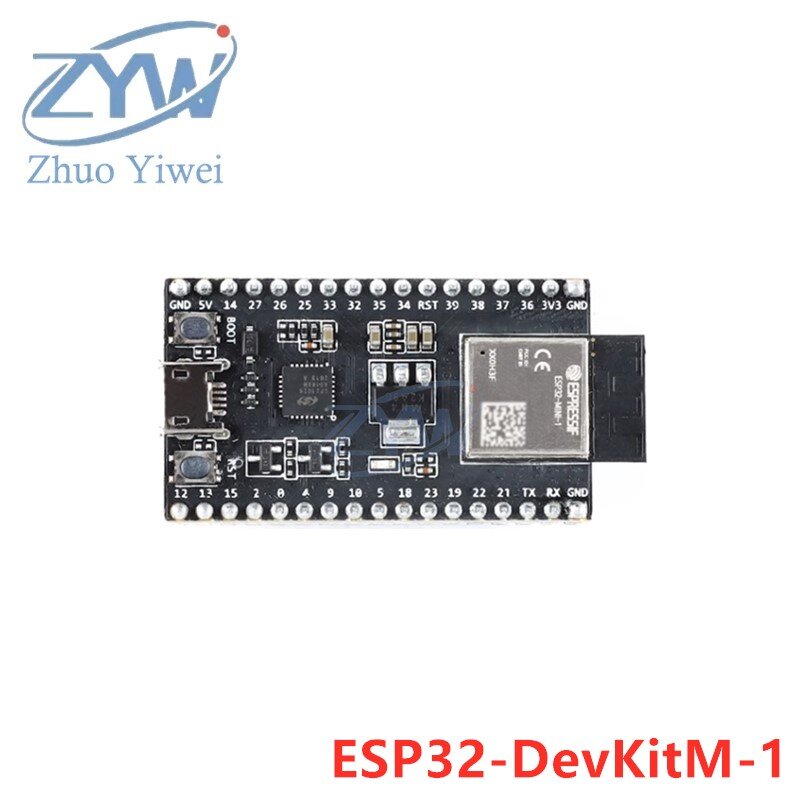 ESP32-DEVKITM-1 개발 보드 모듈, ESP32 DEVKITM 1 ESP32-MINI-1, 4MB MCU, WiFi 무선 모듈
