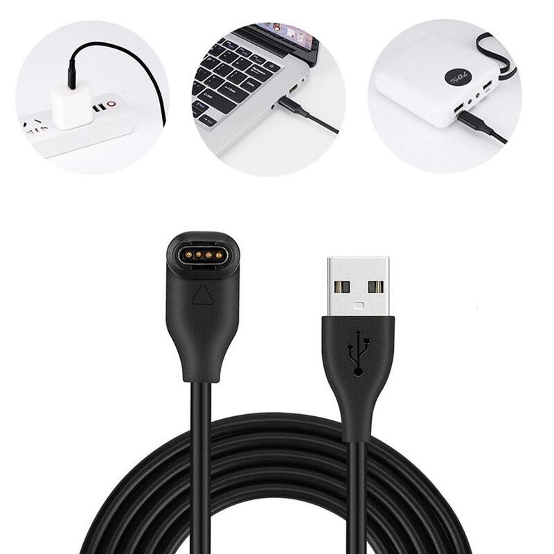 Cable de soporte de carga USB para reloj inteligente, cargador de 100cm para Garmin Venu/Venu2/Venu Sq/enduro/legacy Hero-series, W6O0