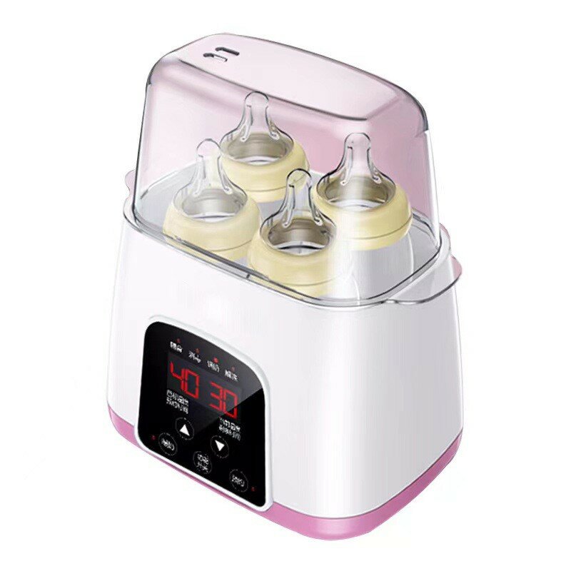 20V Penghangat Botol Bayi Alat Sterilisasi Botol Bayi LED 2 In 1 Alat Sterilisasi Susu Termostat Pintar Otomatis Pemanas Botol Bayi