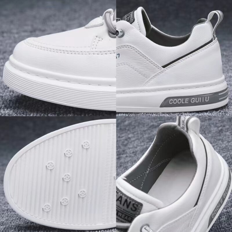 Nieuwe Schoenen Voor Heren Comfortabele Platte Heren Casual Schoenen Outdoor Wilde Heren Sneakers High-End Fashion One Pedal Dress Shoes Man