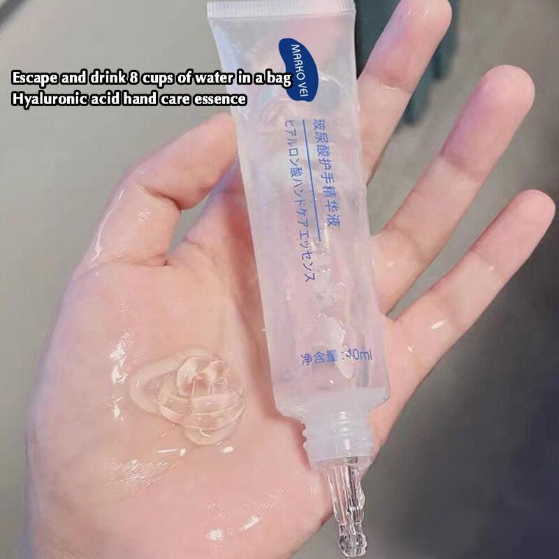 1 buah krim tangan asam Hyaluronic Essence asam Hyaluronic pelembap kulit tangan antikrim anti-penuaan kering cairan Fir H0X3
