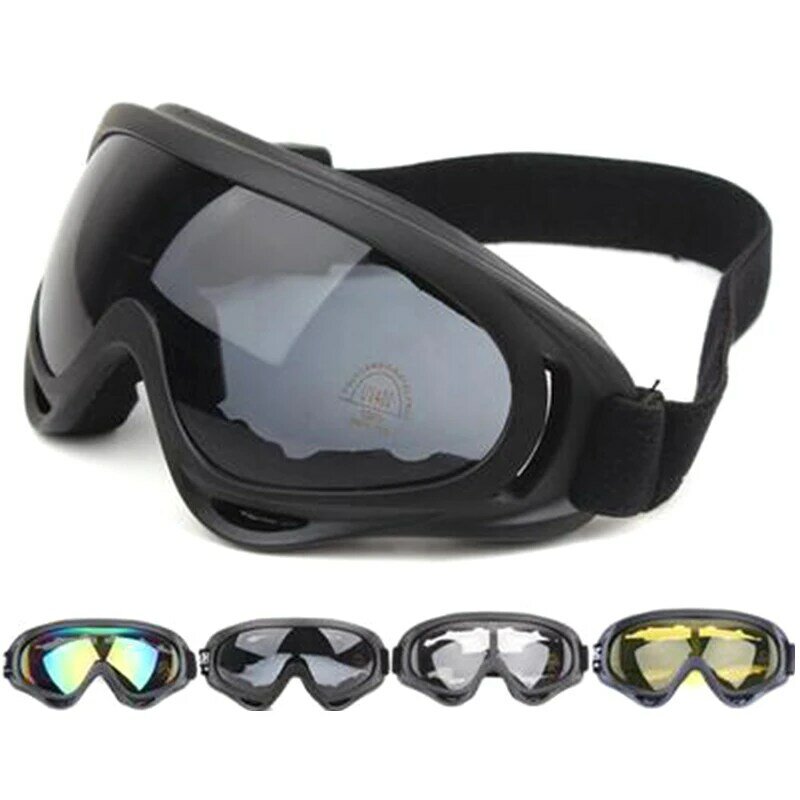 Motor terenowy gogle kaski Motosiklet Gozlugu okulary kolarstwo na świeżym powietrzu Moto narty wiatroszczelna, piaskowcowa okulary przeciwsłoneczne UV