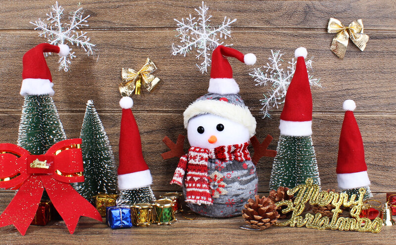 와인 병 모자 스카프 커버, 어린이 DIY 장난감, 홈 크리스마스 파티 용품, 축제 주방 식기, 카와이 모자 드레스