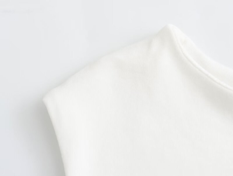 Macacão curto de algodão chique feminino, gola naval, moda feminina, novo, 2024