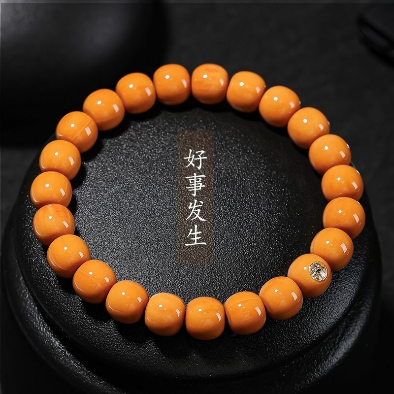Natural Old Seed Monkey Head Hand String Old Barrel noce Round Single Circle uomini e donne Buddha Beads rosario bracciale regali