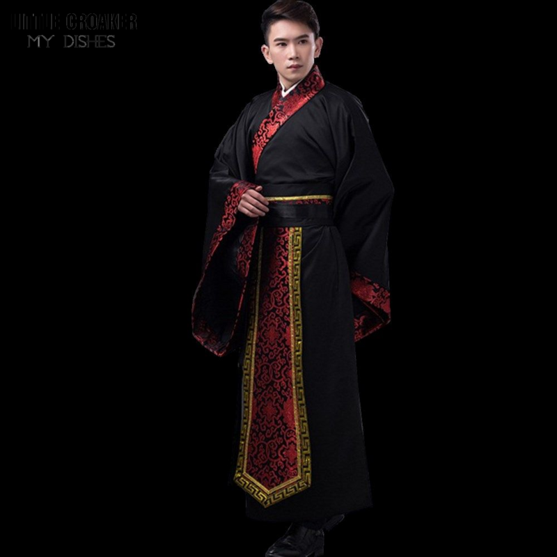 Традиционный китайский старинный костюм династии Тан, традиционная одежда ханьфу для выступления на сцене, Хэллоуин, мужская модель