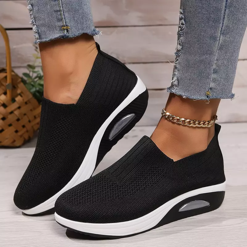 Women Causal Sneakers Summer New Fashion Breathable Ladies Mesh Lace Up Sports Shoes for Women Platform Walking Designer Shoes