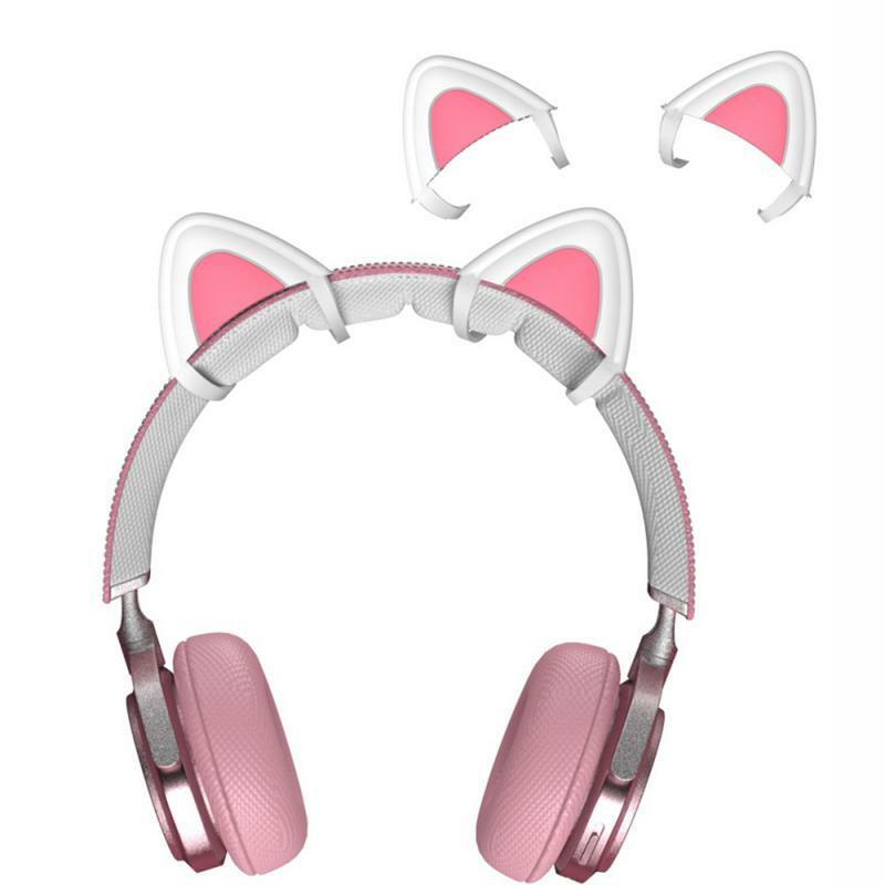 1~10PCS Universal Cat Ear Headset Pendant Silicone Lightweight Earphone Charms Silicone Decorations HeadphoneEarphone