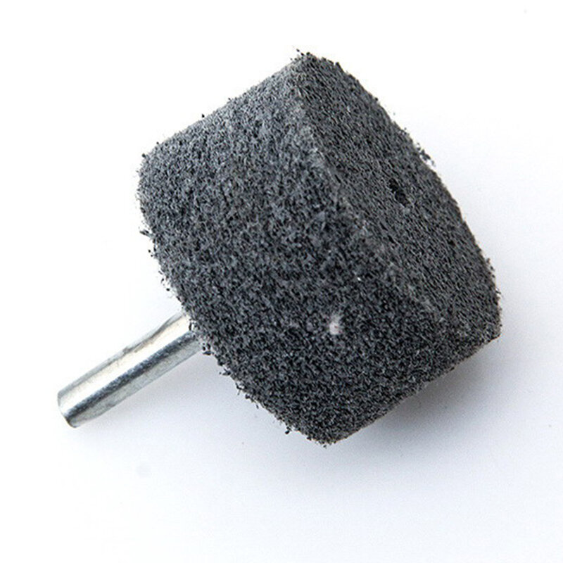 Cabezal de pulido de fibra de nailon, herramienta rotativa de pulido de Punta montada especial, mango de 2 piezas y 6MM