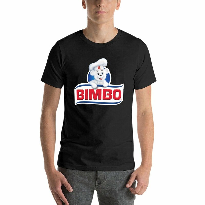Новинка, Классическая футболка Bimbo с изображением хлеба в стиле ретро, женская футболка с рисунком, мужские футболки с изображением аниме
