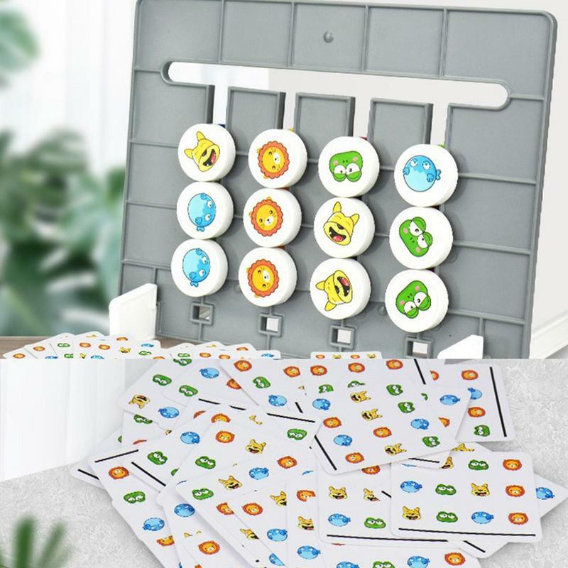 Slide Color Matching Brain Teasers Logic Game Montessori Educational Learning Toys Slide Puzzle Game For Kids