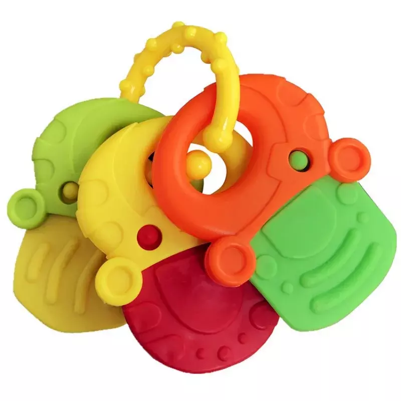 Baby Toys Sensory Rattle Teether Grasping Activity Baby Development Toys Silicone Teething Baby Ball Toys For Babies 0 12 Months
