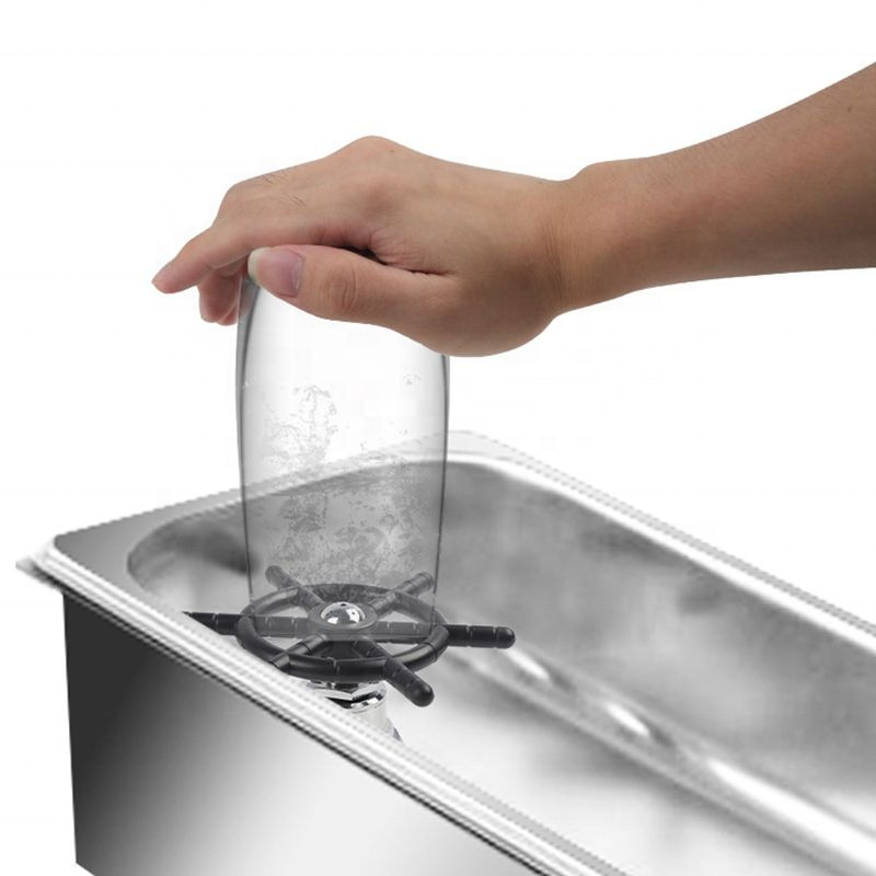 Lave-gobelet automatique en acier inoxydable, rinceur de verre, outil de gobelet, barre, évier