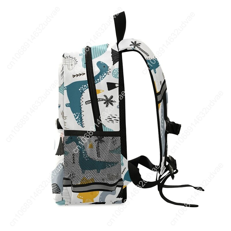 New Dinosaur Children's Schoolbag Boy's Cartoon Backpack Lightweight Primary School Backpack Suitable For Children Aged 3-8