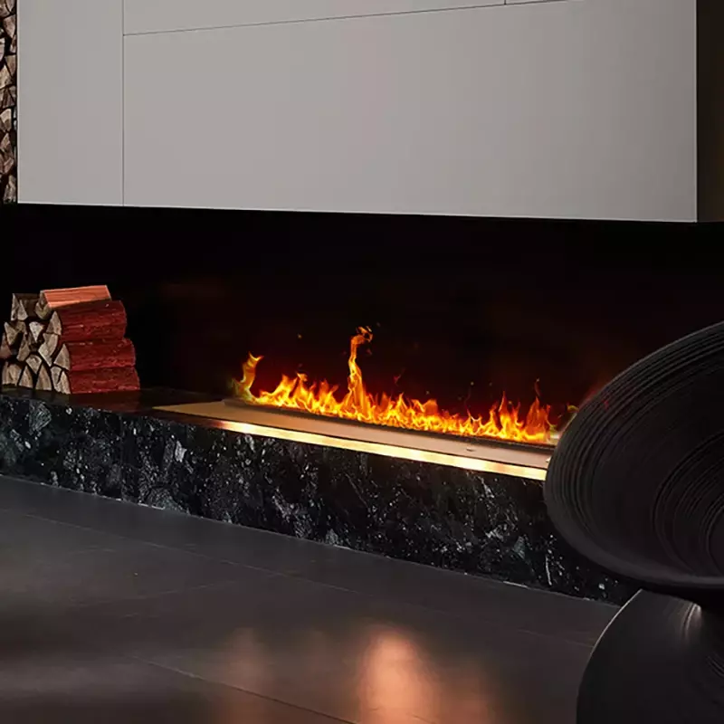 3D Atomized Fireplace With Colorful Flame ECO Decorative no risk of fire Mist Intelligent Indoor Electric Water Vapor Fireplace