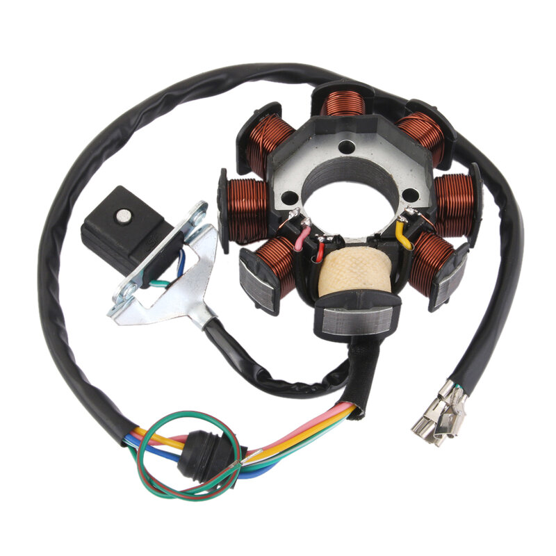 MAGNETO STATOR  Scooter 5 Wire 8 Coil   CG120cc Engines