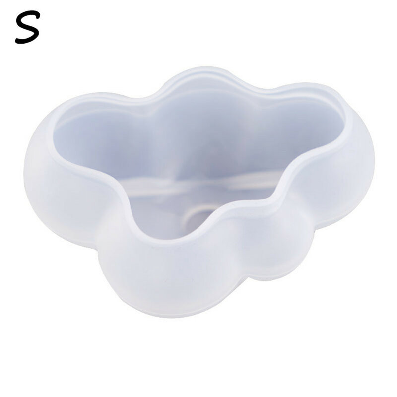 Cloud Shape Soap Candle Molds 3D Silicone Mold For DIY Fondant Mousse Ice Cube Pudding Baking Cake C