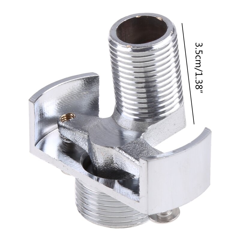 N7MD Intake Pipe Shower for Head Lengthened Eccentric Screw Extended Corner Faucet Pipe Fittings 40 Degree Adjustable