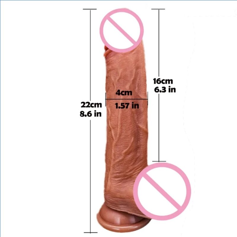 Dildo realistis Vibrator teleskopik aplikasi wanita alat pemijat Penis besar pemanas pengendali jarak jauh mainan seks dewasa wanita