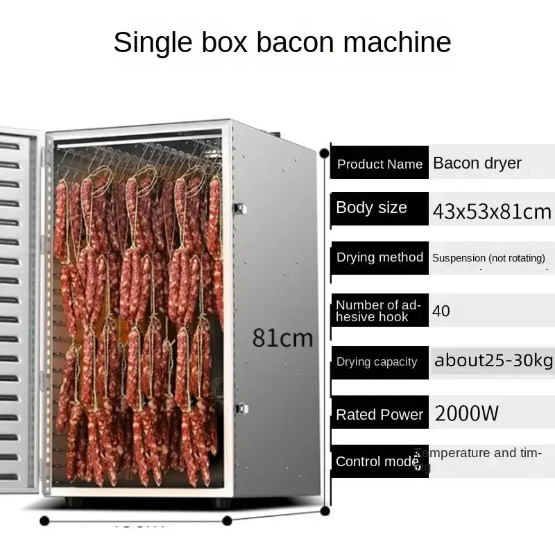 Sausage Sausage Bacon Bacon Flavor Dryer Household Food Chicken Duck Neck Fish Beef Dry Air Drying Chassis Large Commercial