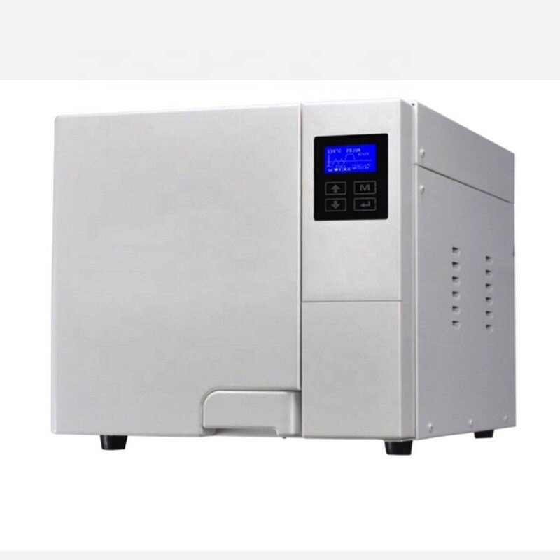 CE Approved Class B Autoclave 8 Liter Small Steam Sterilizer with LCD Display and Optional Built-in Printer