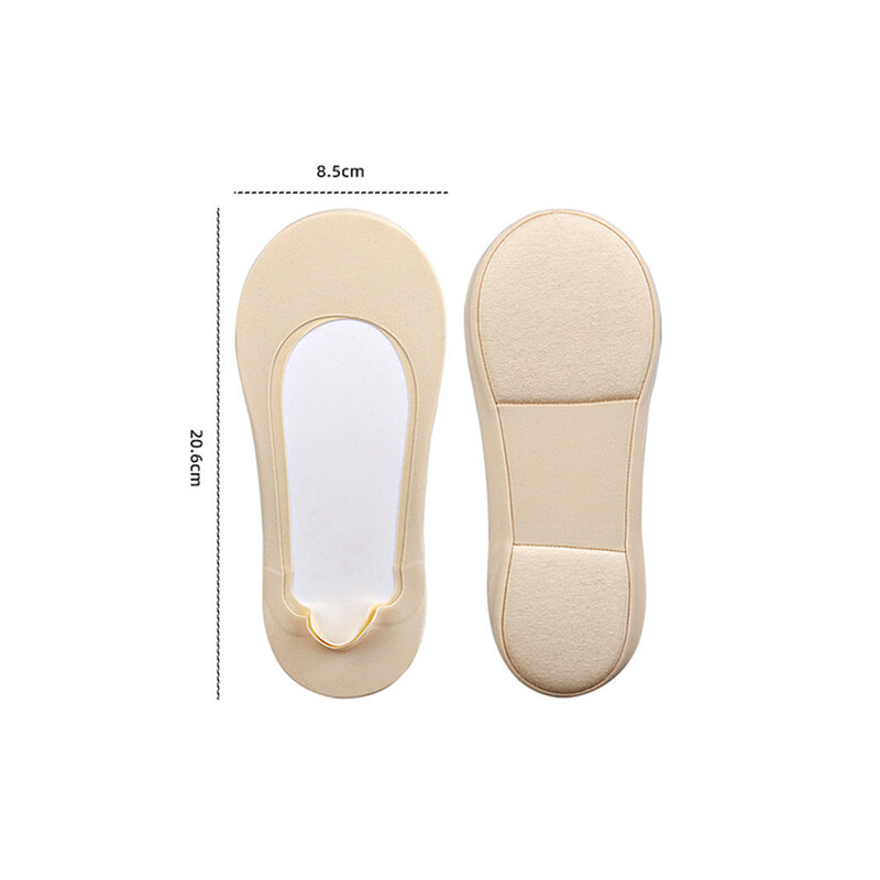 Meias baixas invisíveis para mulheres, meias casuais combinando, silicone respirável, antiderrapante, meias confortáveis para barco, alta qualidade, 1 par
