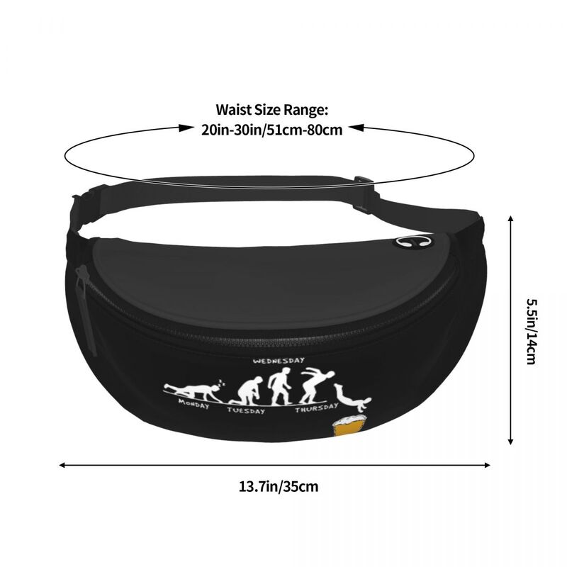 Week Craft Beer Shopping Bag Merch For Unisex Stylish Fanny Pack