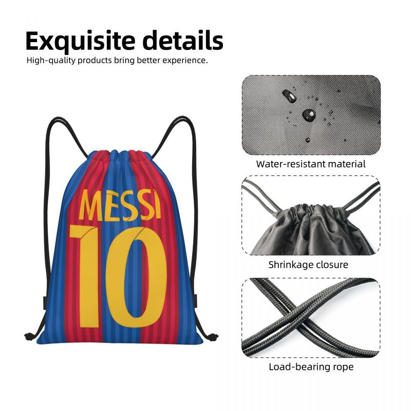 Piłka nożna Messis 10 Logo plecak ze sznurkiem siłownia Sackpack wodoodporny worek strunowy do uprawiania turystyki pieszej
