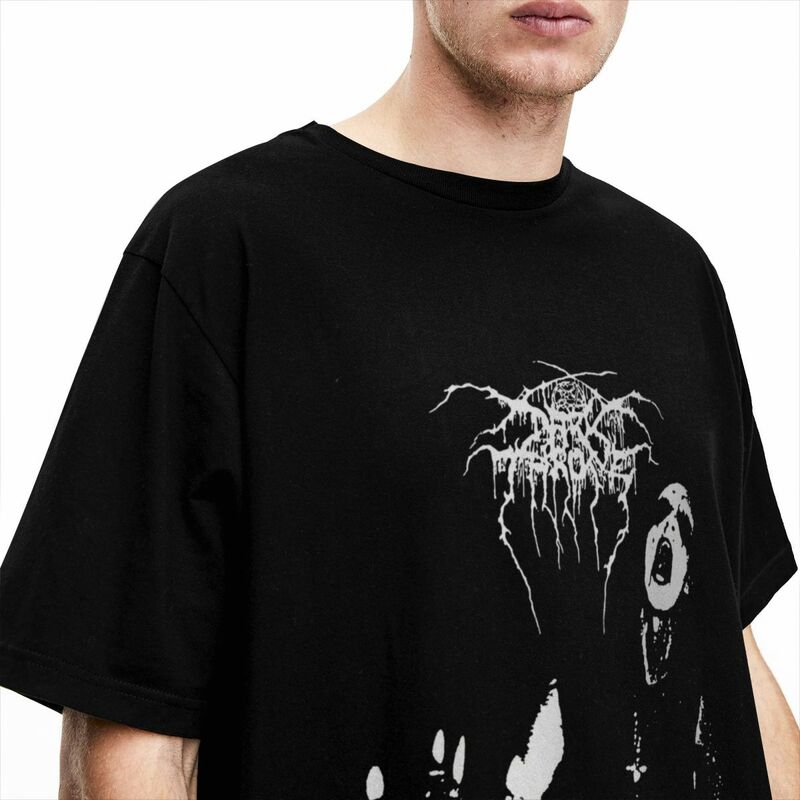 Mannen Vrouwen T-Shirt Darkthrone Transilvanische Honger Vintage Puur Katoen Noorse Black Metal Band T-Shirt Grote Maat Tshirt