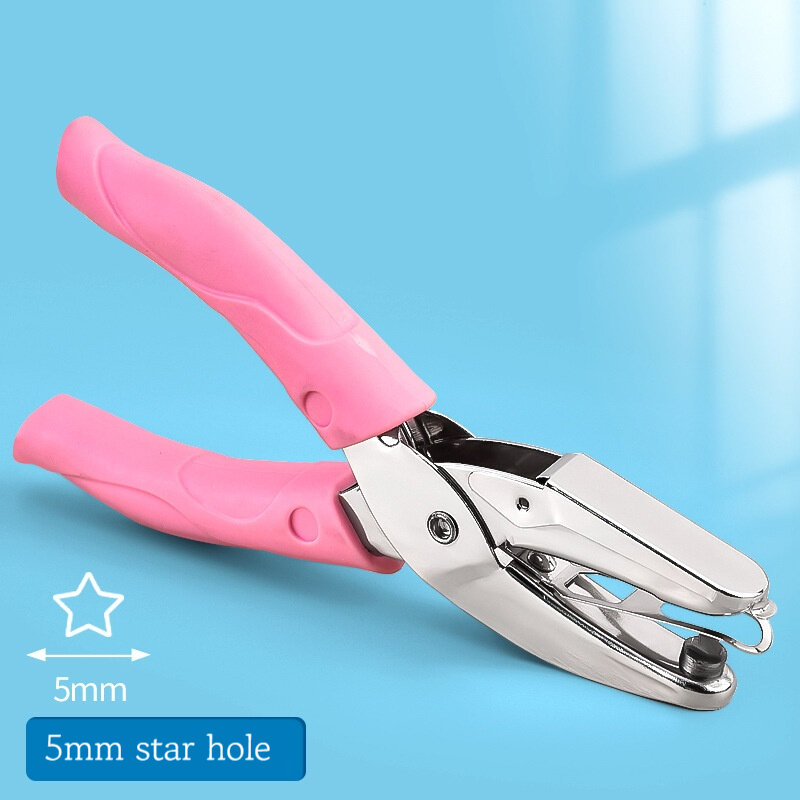 Handle Hole Punch 1.5/3/5/5.5/6 MM paper puncher DIY Loose-leaf Paper Cutter Single Hole punch For School Office Scrapbooking