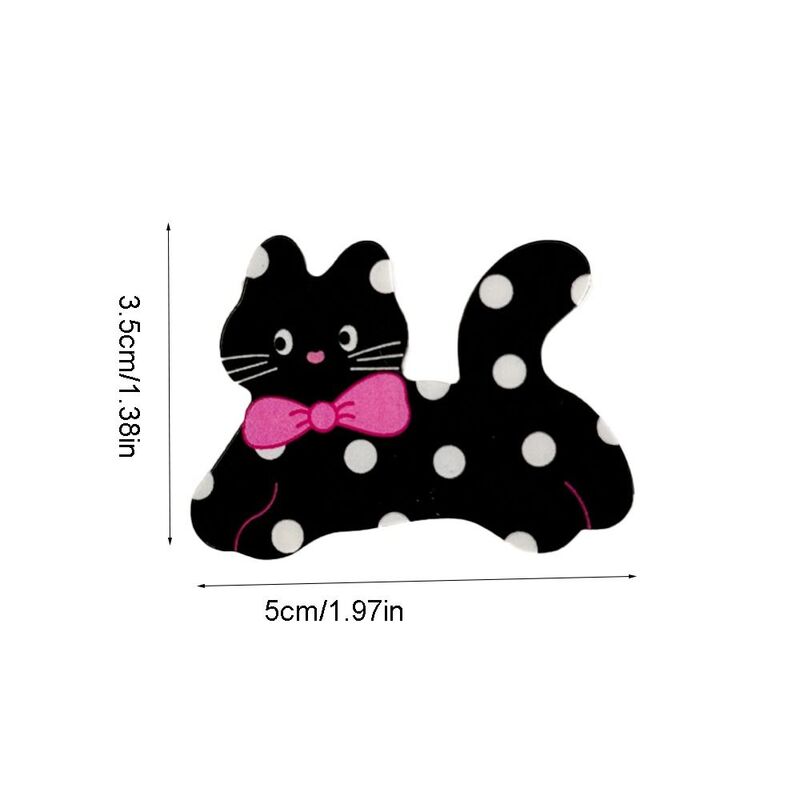 Desenhos animados Cat Hair Clip para senhoras e meninas, Acrílico Bang Clip, Ponytail Holder, Doce estilo coreano, Acrílico Headwear