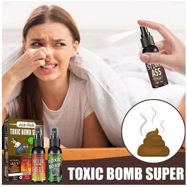 Novelty Fart Gag Prank Joke Spray Stinky Ass Toxic Bomb Smelly Stinky Gas Smell From Hell