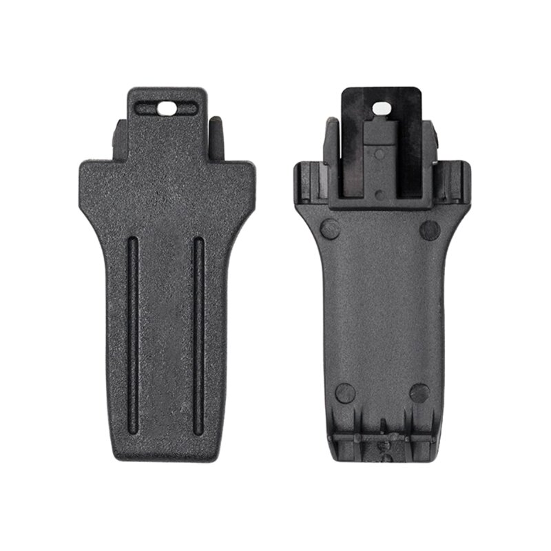 Clips de cinturón de Walkie Talkie portátiles Dropship, Clip de abrazadera de plástico negro para THG71 THG71A THG71E PB-39