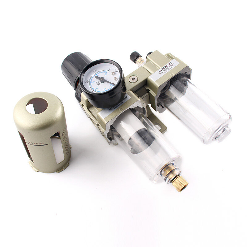 AC4010-04 Luft quelle Prozessor Doppel einheit Luftdruck regelventil automatische Entwässerung Öl-Wasser-Abscheider Filter