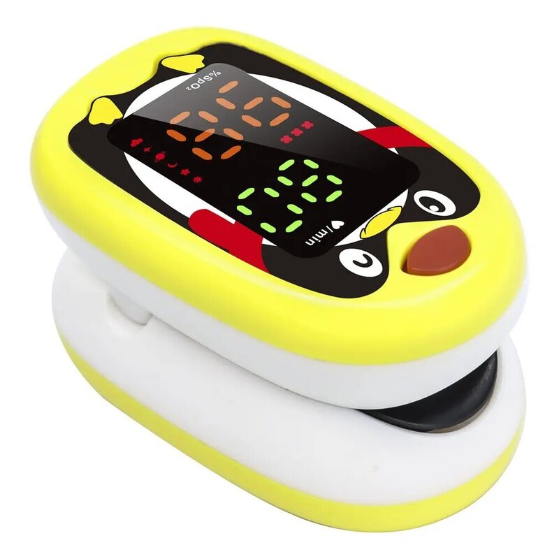 Children's LED Finger Oximeter Oxygen Saturation Detector Oxygen Detector Finger Pulse Low Battery Voltage Health Care