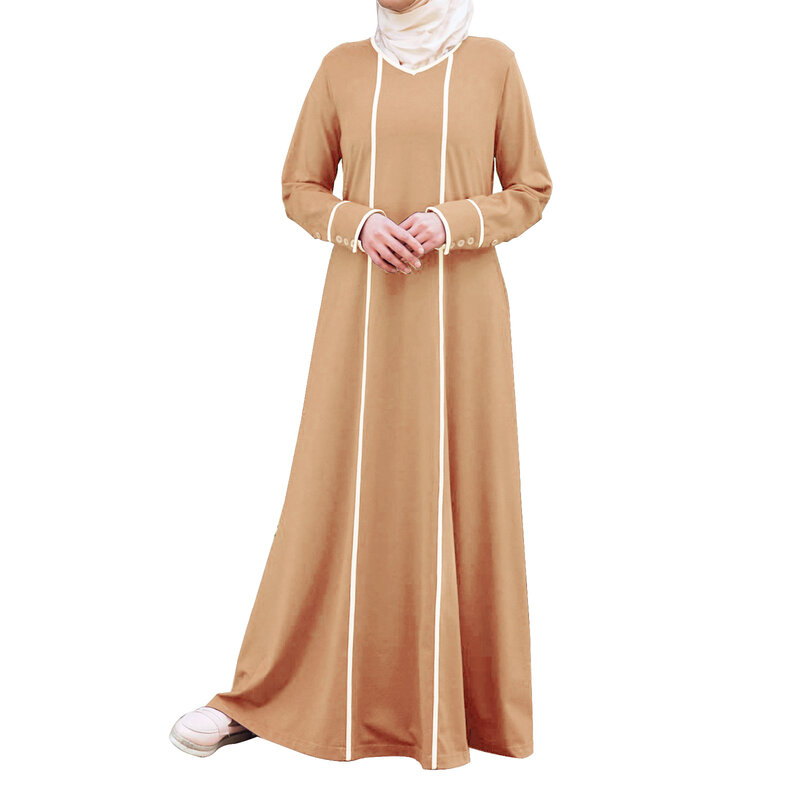 Abayas para mulheres, moda muçulmana, roupas islâmicas, kaftan da Arábia Saudita, Dubai, Turquia, camisas caftan, vestido longo, blusa casual solta