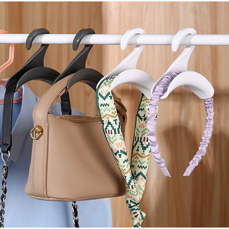Multi Functional Hook Wardrobe Organizing Tool Reusable For Household Hang Bags Hats Scarves To Save Space Wardrobe Accessories